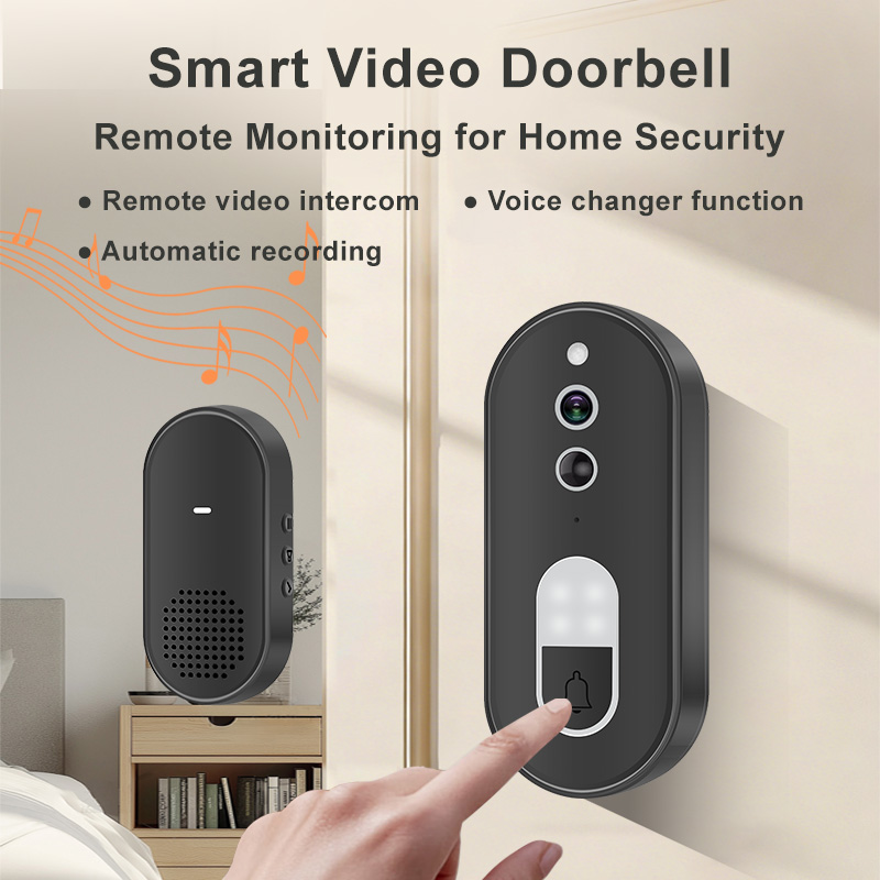 Smart Doorbell Wired - Tuya 1080P HD Wireless WiFi Video