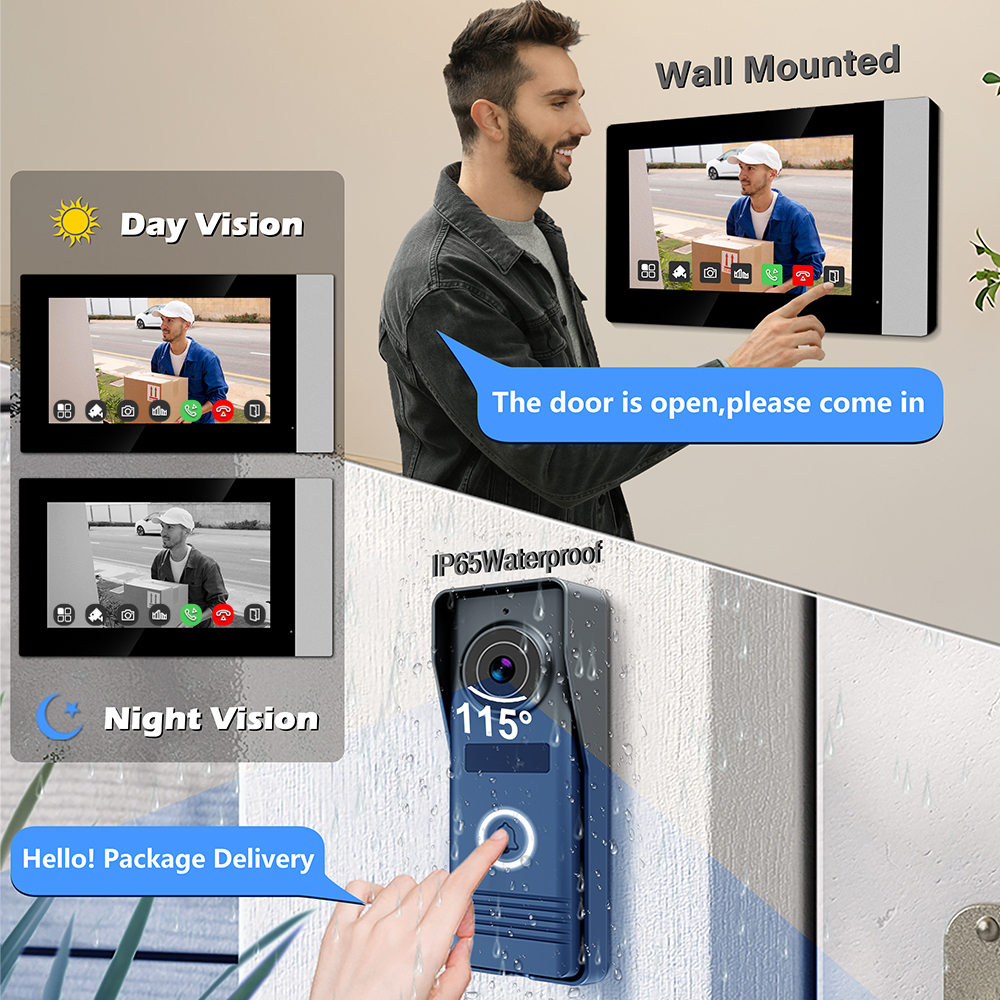 2-Wires Smart Home Wifi 1080P  - Smart Doorbell Wired reseña y precio