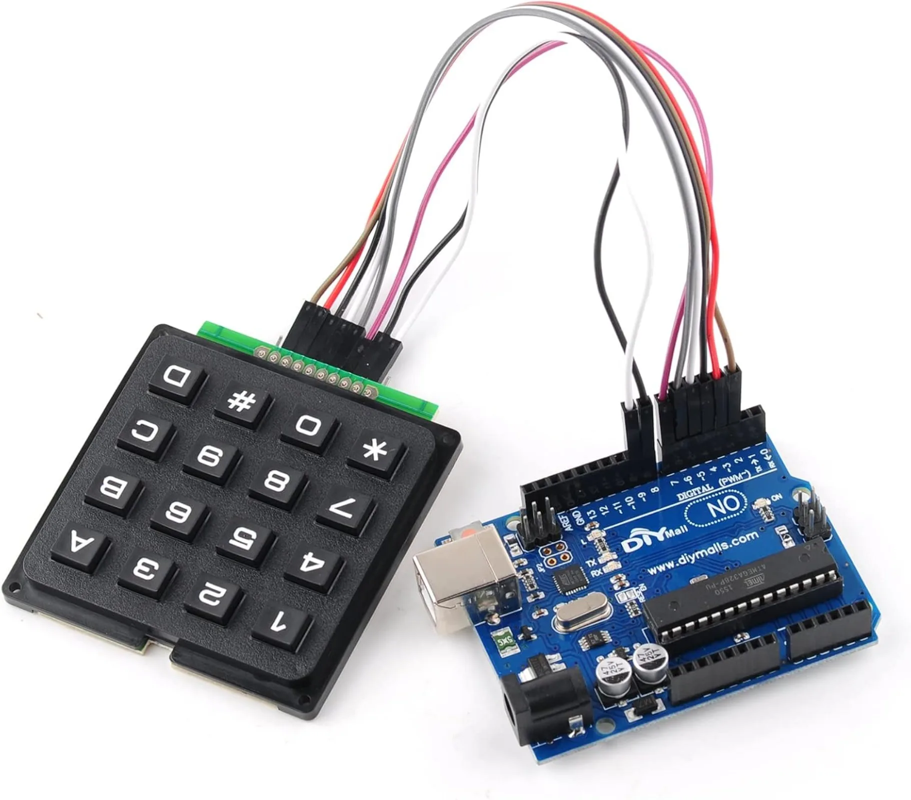 4x4 Matrix Membrane Keypad 16  - Home Automation Arduino reseña y precio