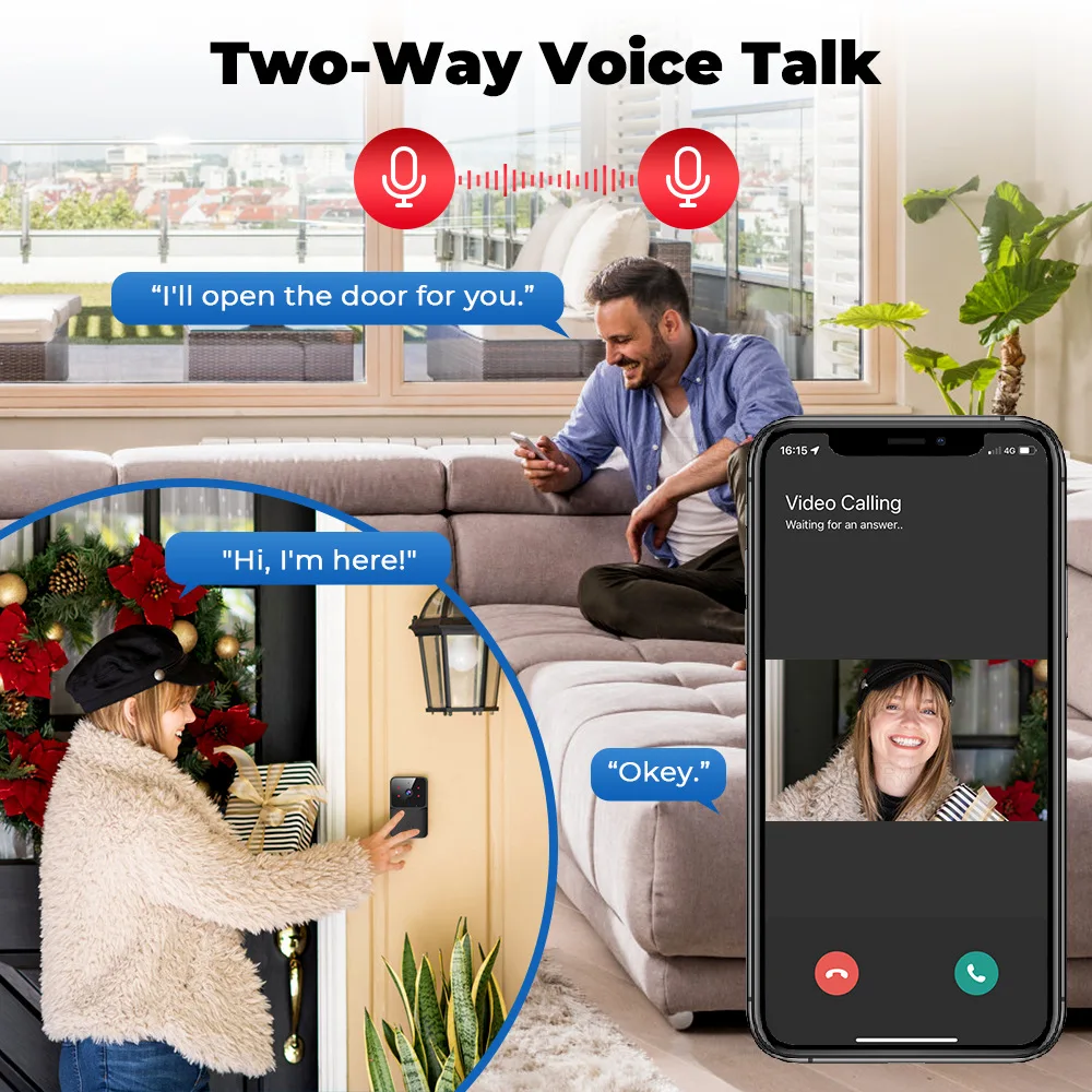 2026 WiFi Video Doorbell 1080P - Smart Doorbell Wired reseña y precio
