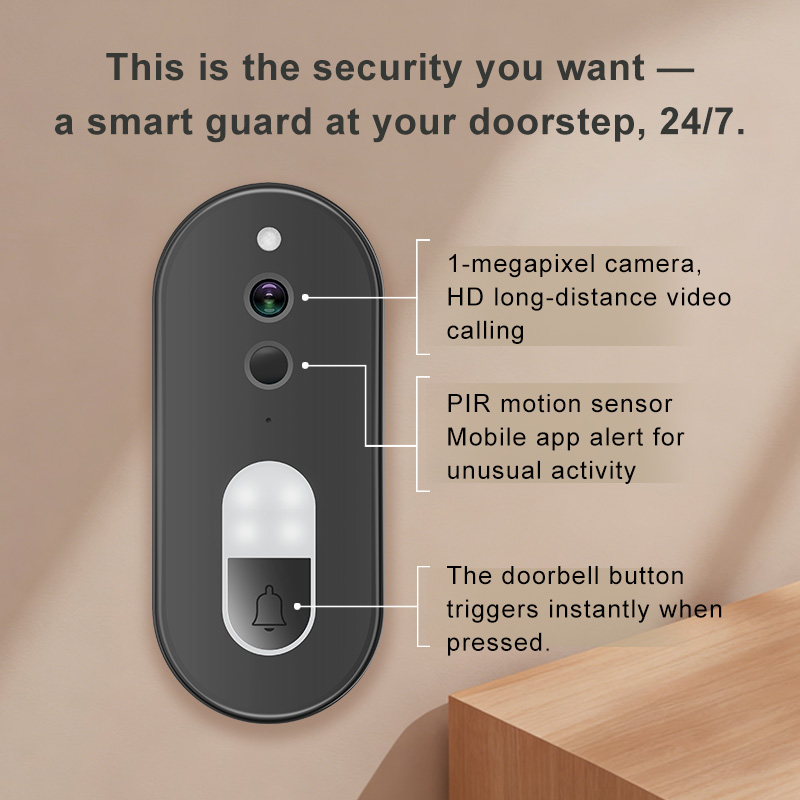 Tuya 1080P HD Wireless WiFi Vi - Smart Doorbell Wired reseña y precio
