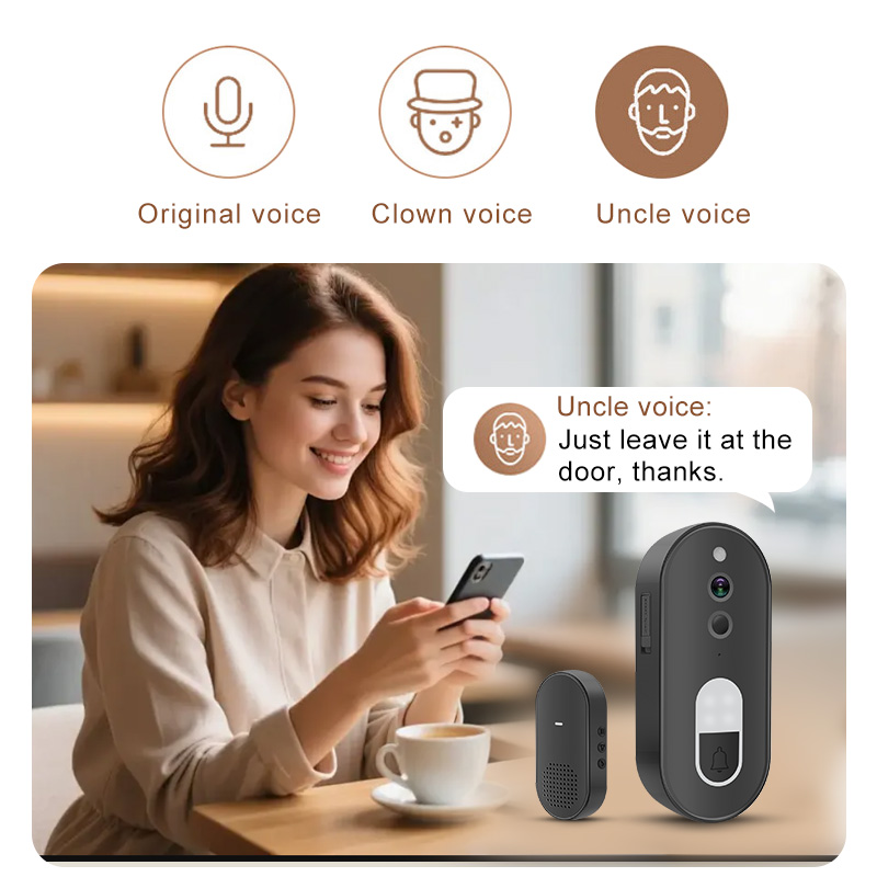 Tuya 1080P HD Wireless WiFi Vi - Smart Doorbell Wired reseña y precio