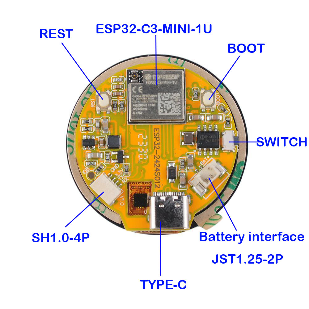 ESP32 Display 1.28 inch ESP32- - Home Automation Arduino reseña y precio