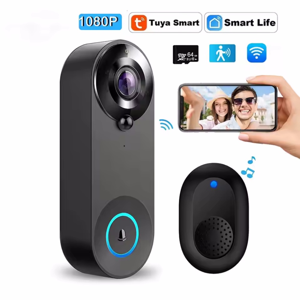 Tuya 1080P Wireless WIFI Doorb - Smart Doorbell Wired reseña y precio