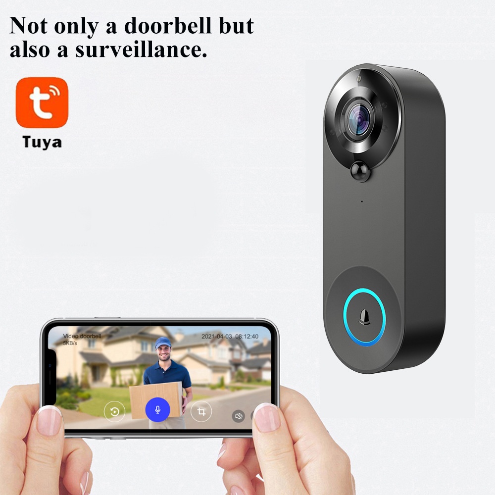 Tuya 1080P Wireless WIFI Doorb - Smart Doorbell Wired reseña y precio