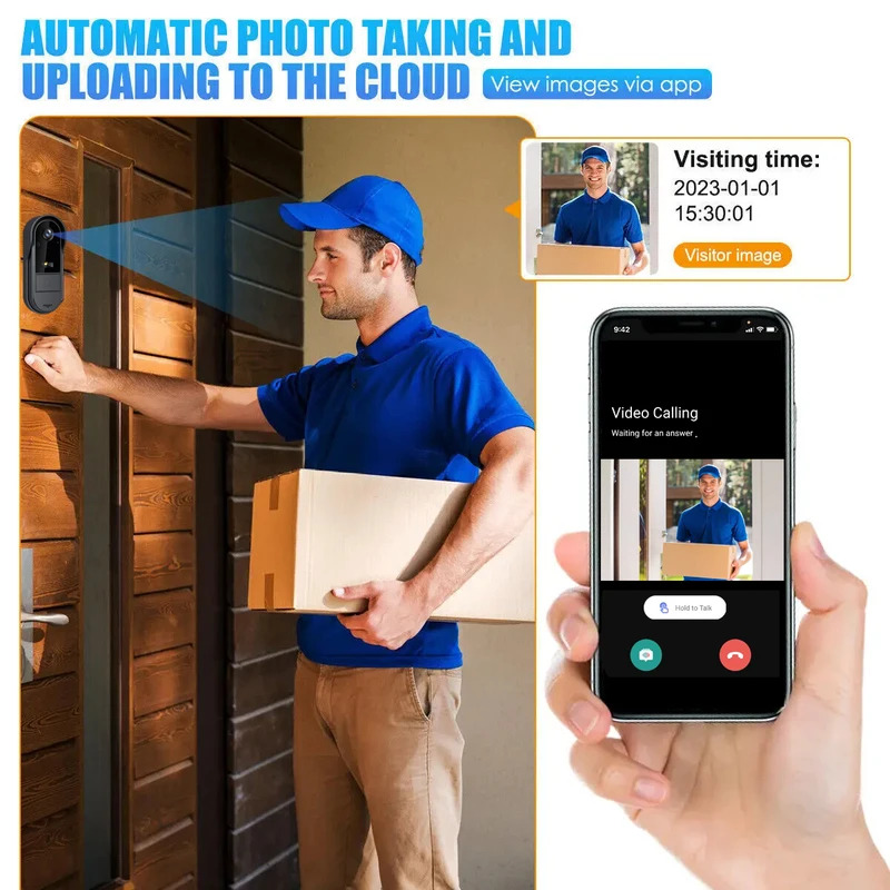 Tuya WiFi doorbell  2-way HD 1 - Smart Doorbell Wired reseña y precio