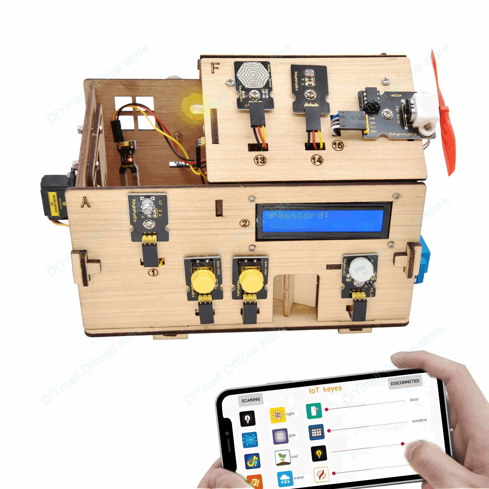 Keyestudio Smart IoT Home Kit  - Home Automation Diy reseña y precio