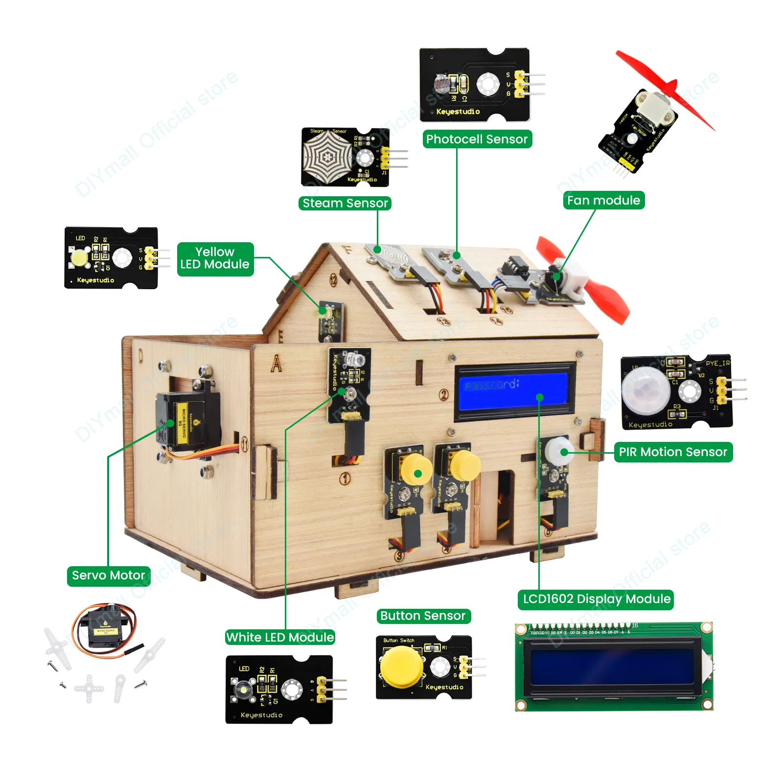 Keyestudio Smart IoT Home Kit  - Home Automation Diy reseña y precio