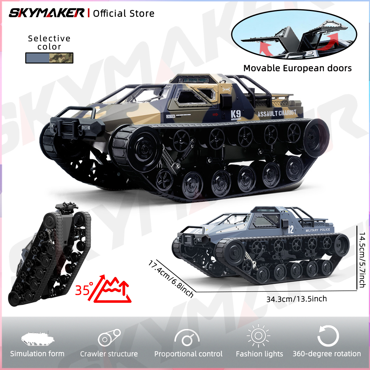 JJRC C8812 Max Tracked Tank Mo - Home Automation Tutorial reseña y precio
