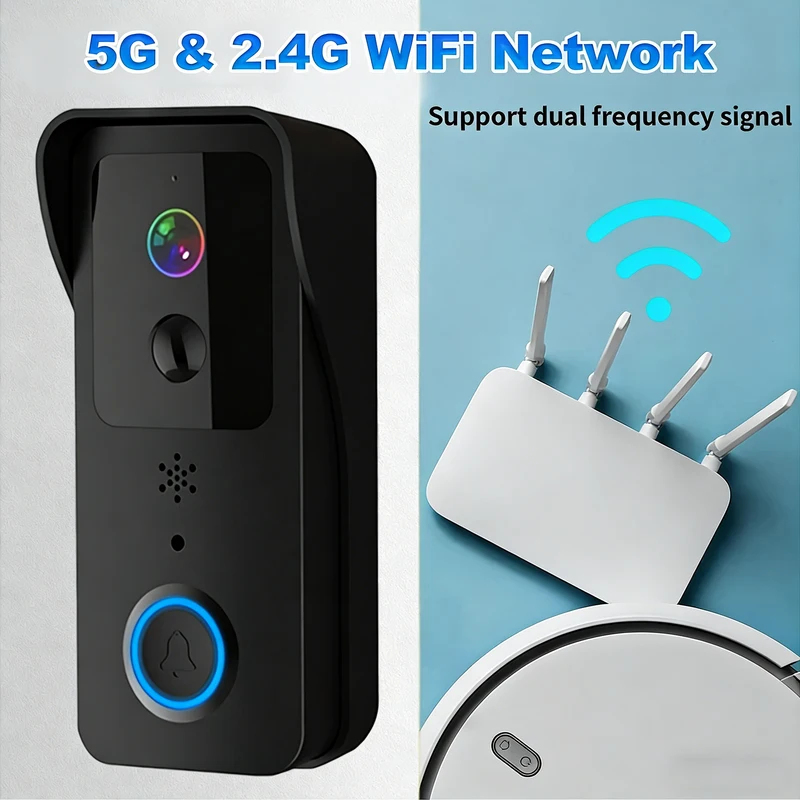 5G/2.4G WiFi Video Doorbell 10 - Smart Doorbell Wired reseña y precio