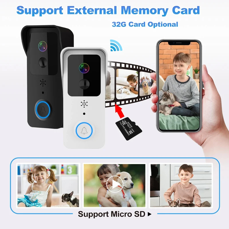 5G/2.4G WiFi Video Doorbell 10 - Smart Doorbell Wired reseña y precio
