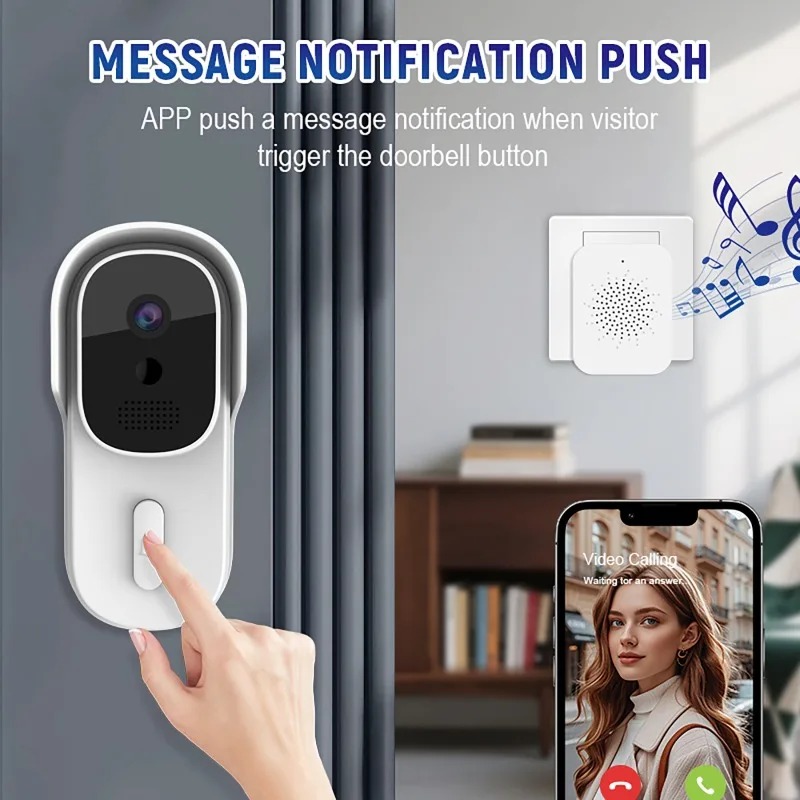 Wide View Tuya Smart Life APP  - Smart Doorbell Wired reseña y precio