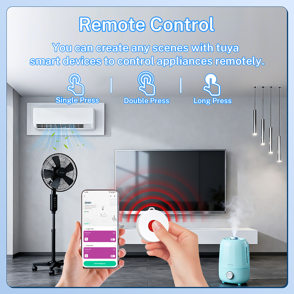 Tuya ZigBee Smart Button IP65  - Diy Automation reseña y precio