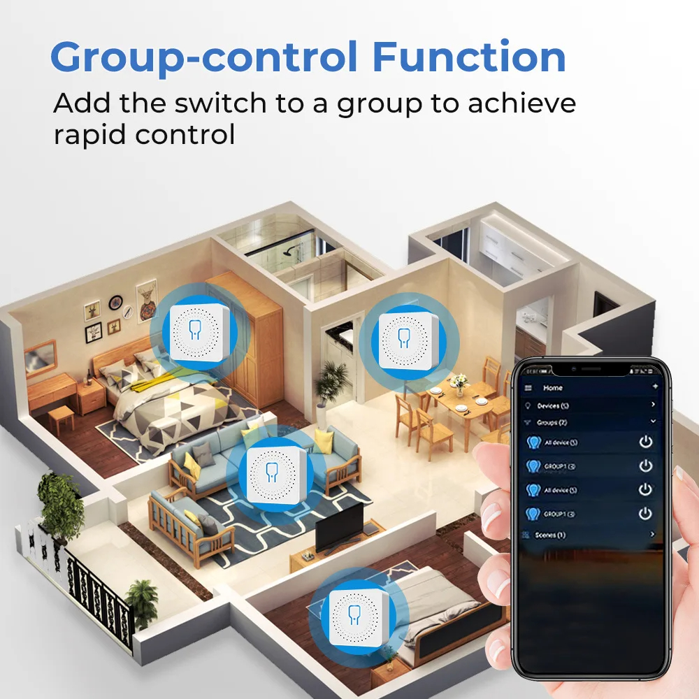 For Tuya Mini Smart WiFi Switc - Diy Automation reseña y precio