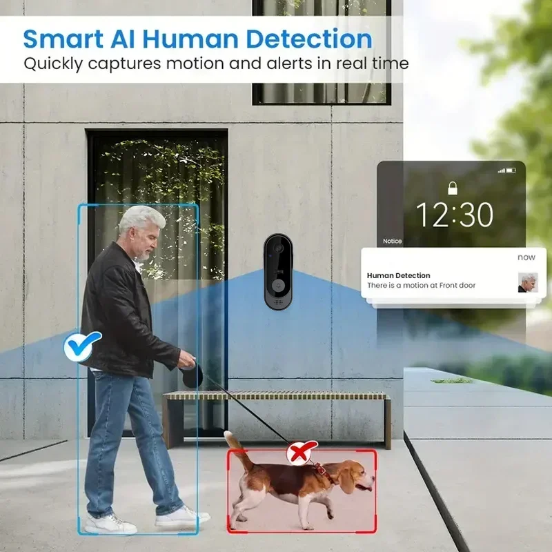 Video HD Wireless Waterproof D - Smart Doorbell Wired reseña y precio