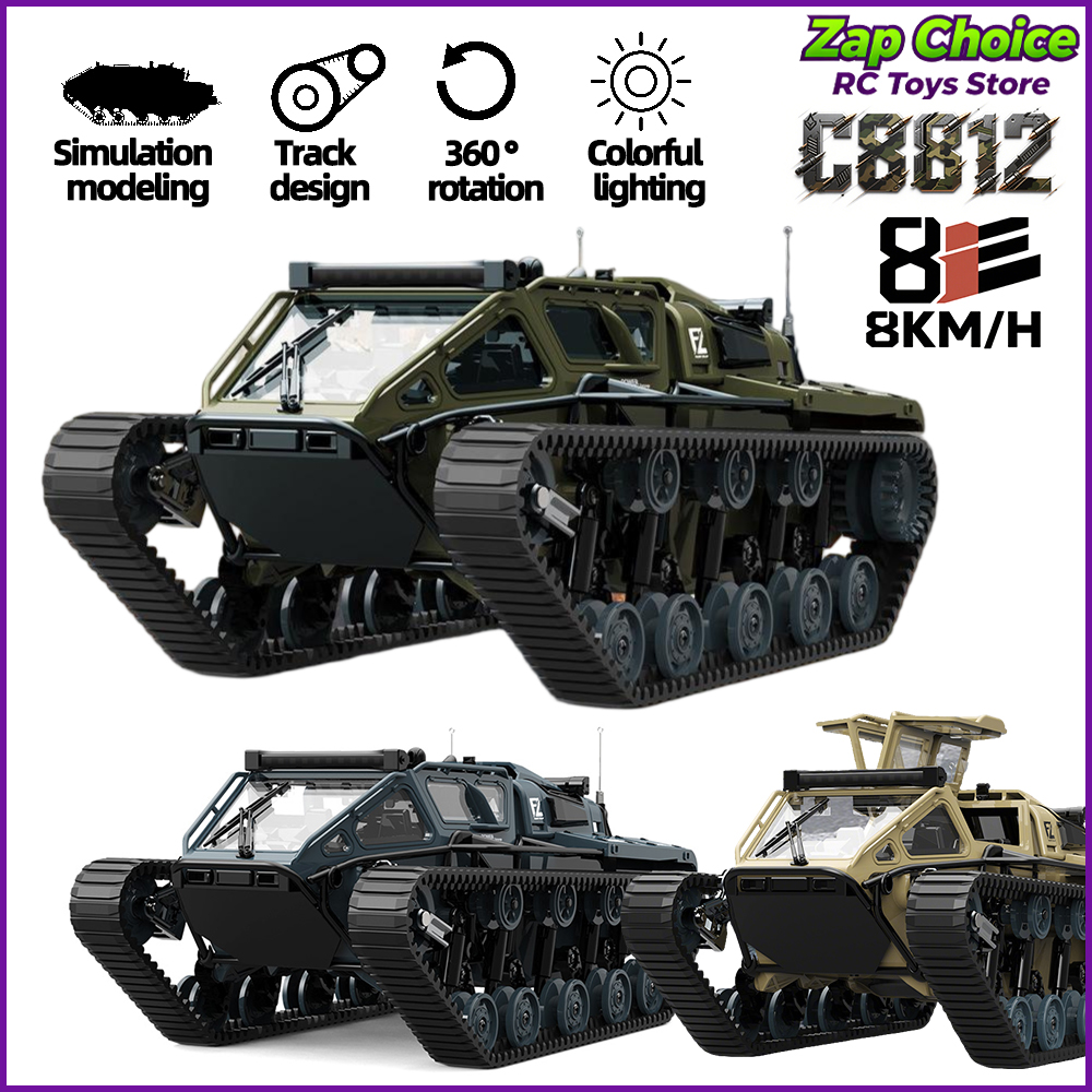 JJRC C8812 1/16 Tracked Tank R - Home Automation Tutorial reseña y precio