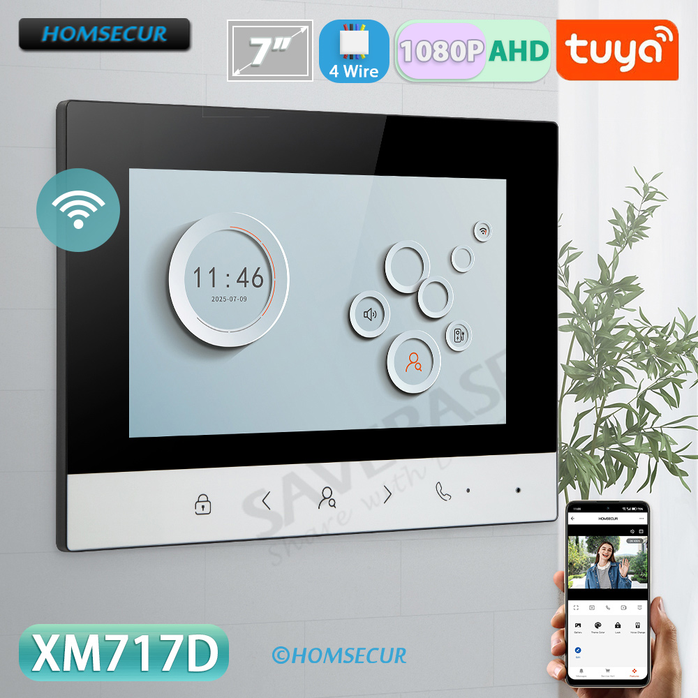 Tuya Smart WIFI Indoor Monitor - Smart Doorbell Wired reseña y precio