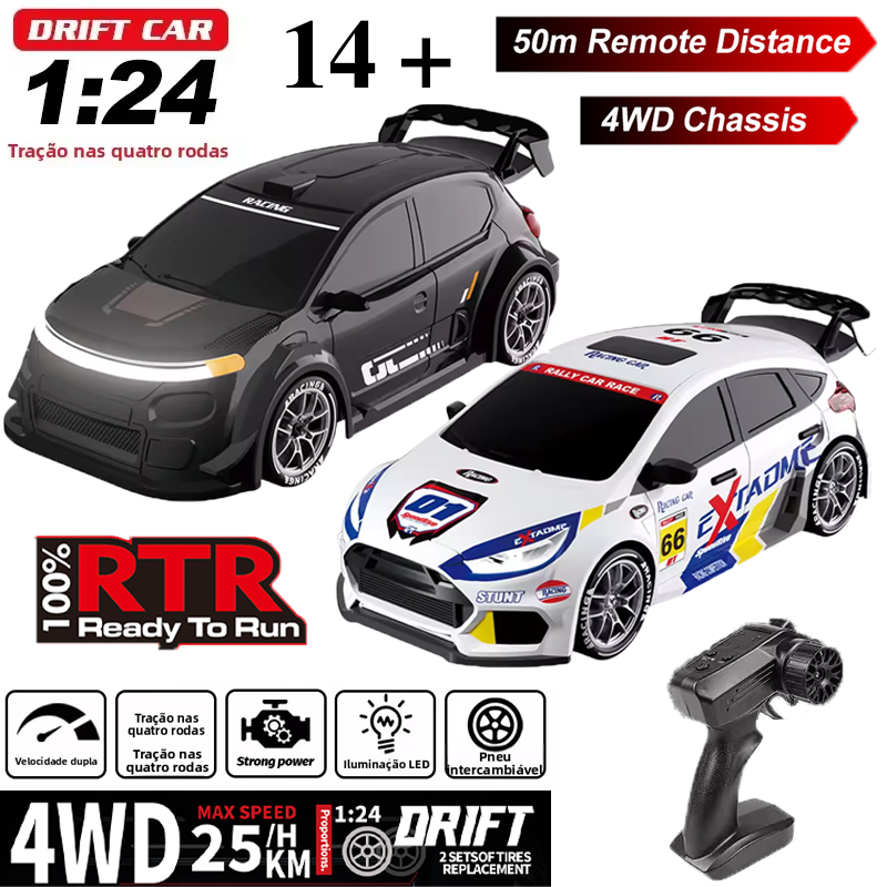 4WD RC 1/24 Remote Control Rac - Home Automation Tutorial reseña y precio