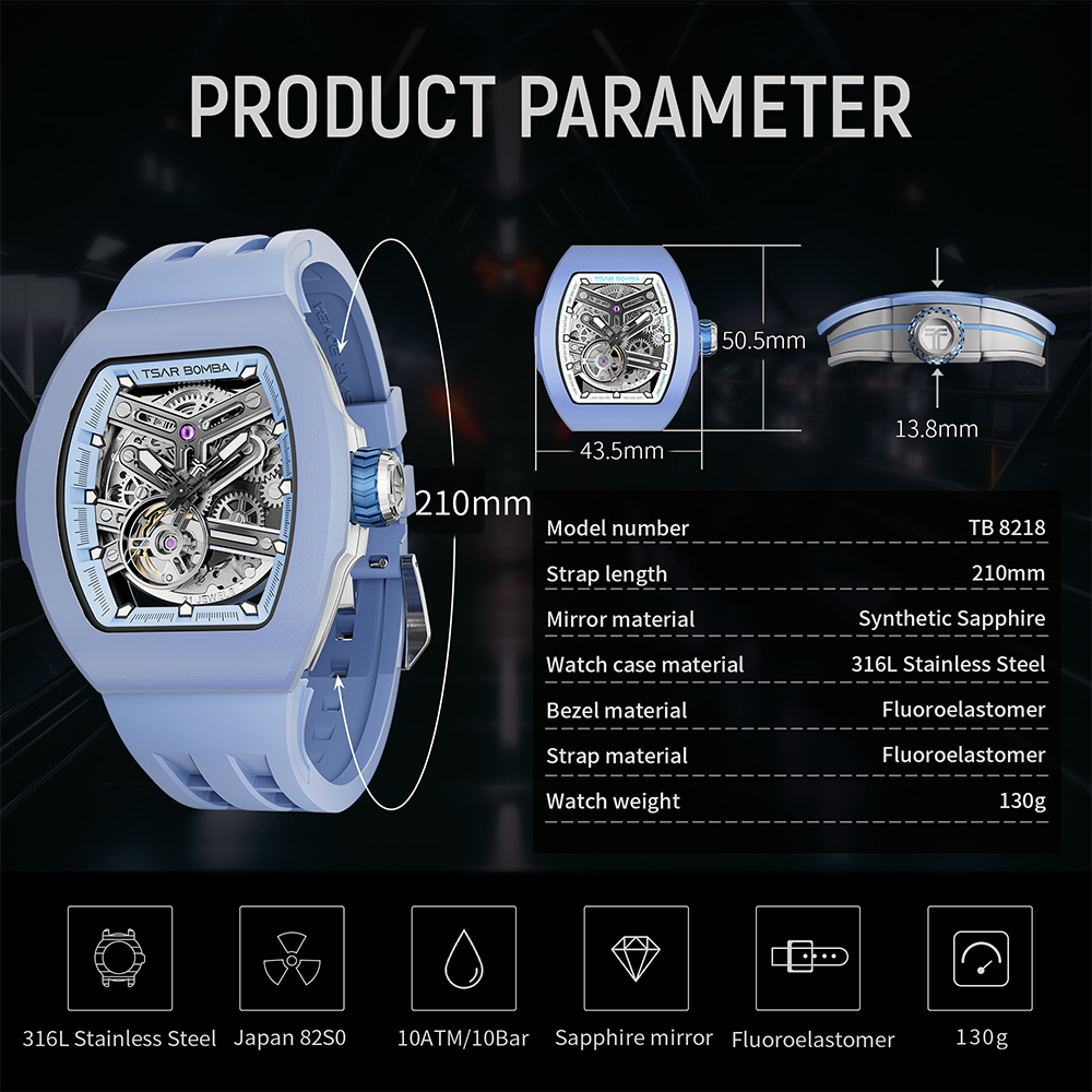 TSAR BOMBA DIY Automatic Watch - Home Automation Diy reseña y precio