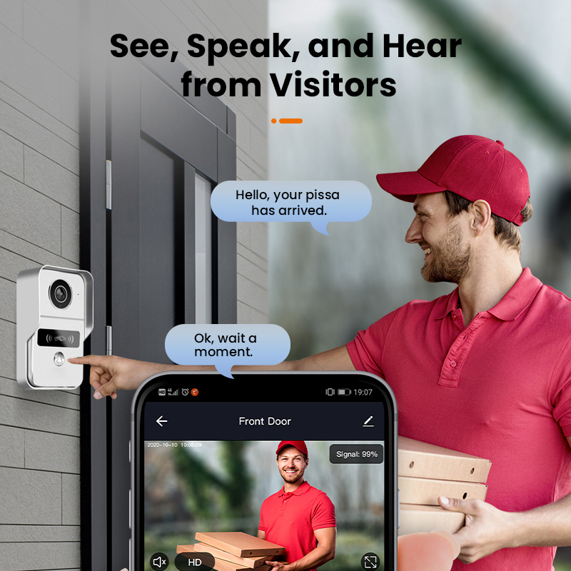Support Tuya app, WiFi, video  - Smart Doorbell Wired reseña y precio