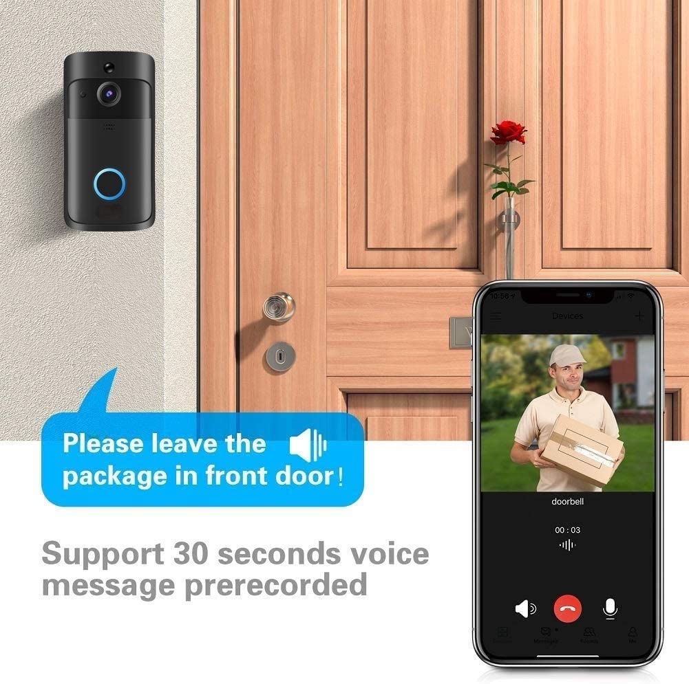 Video Doorbell Camera HD WiFi  - Smart Doorbell Wired reseña y precio