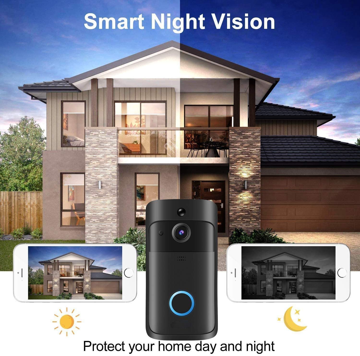 Video Doorbell Camera HD WiFi  - Smart Doorbell Wired reseña y precio