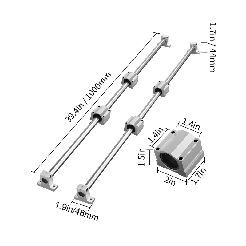 Linear Guide Rail Set, SFC16 1 - Diy Automation Projects reseña y precio