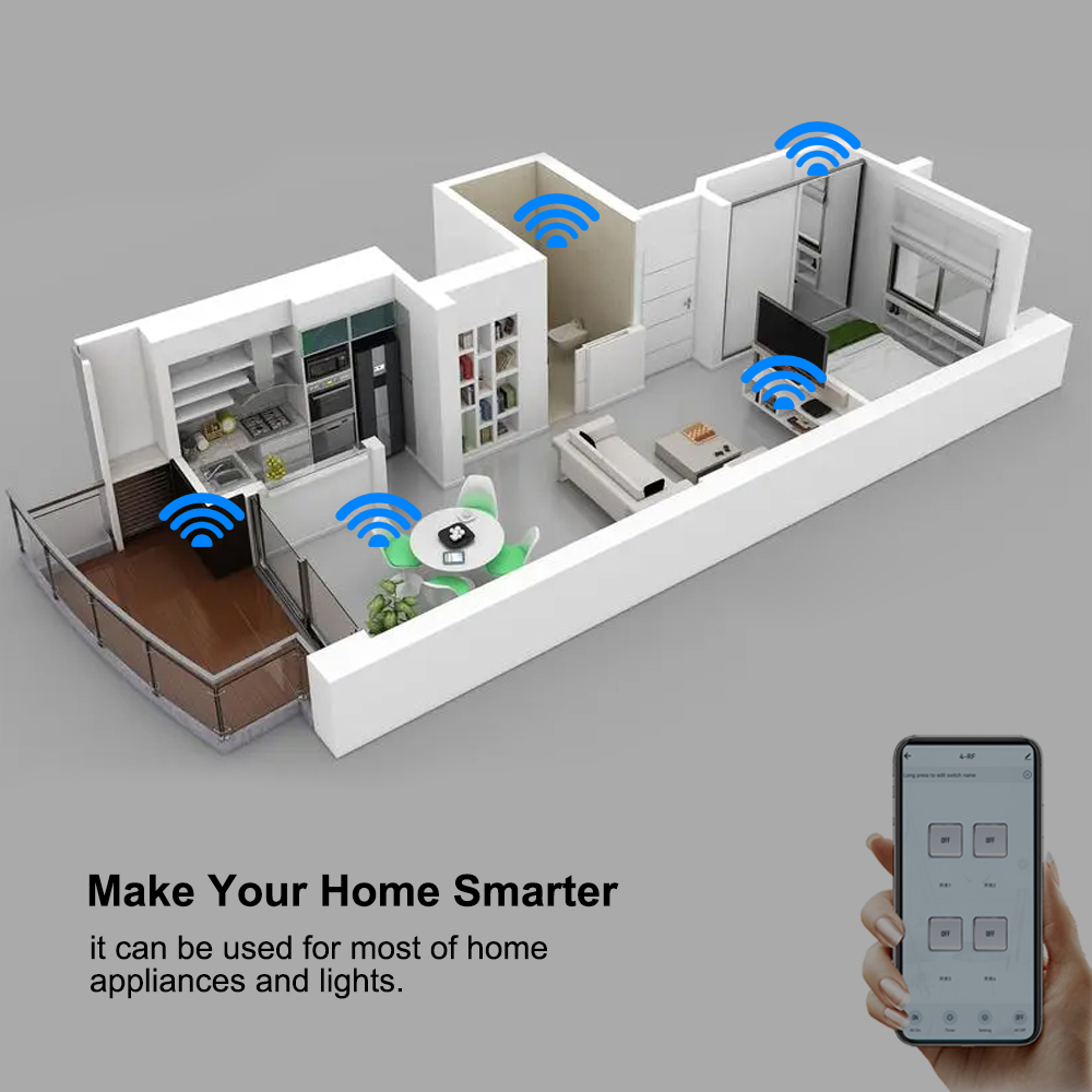 4CH Wifi / Zigbee Smart Relay  - Home Automation Diy reseña y precio