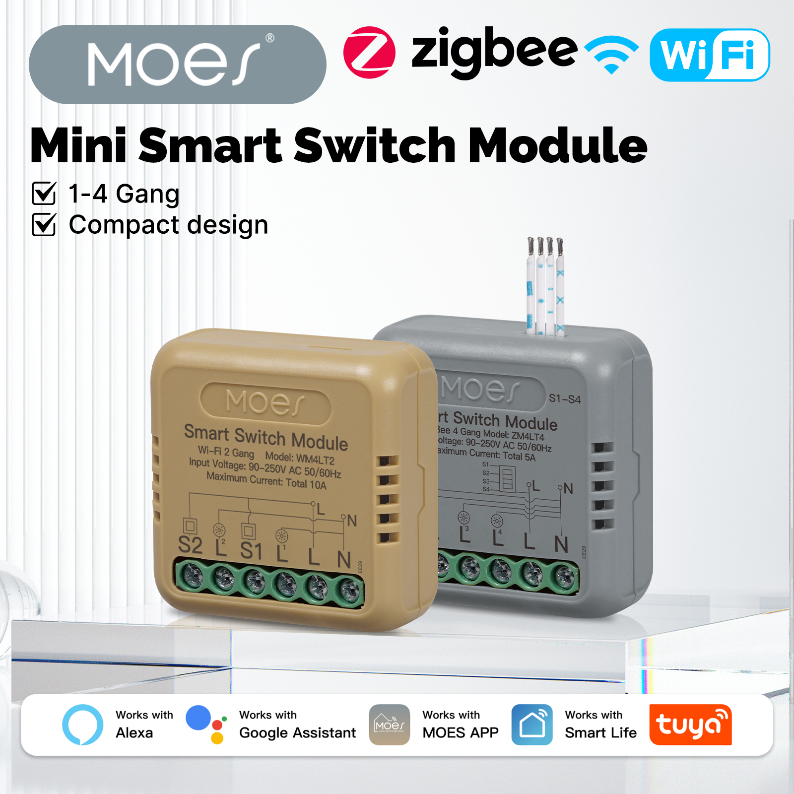 MOES Tuya WiFi Zigbee Mini DIY - Home Automation Diy reseña y precio