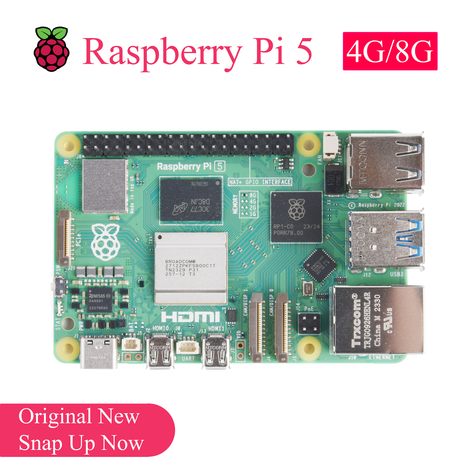 1PCS Original Raspberry Pi 5 4 - Diy Home Automation Raspberry Pi reseña y precio