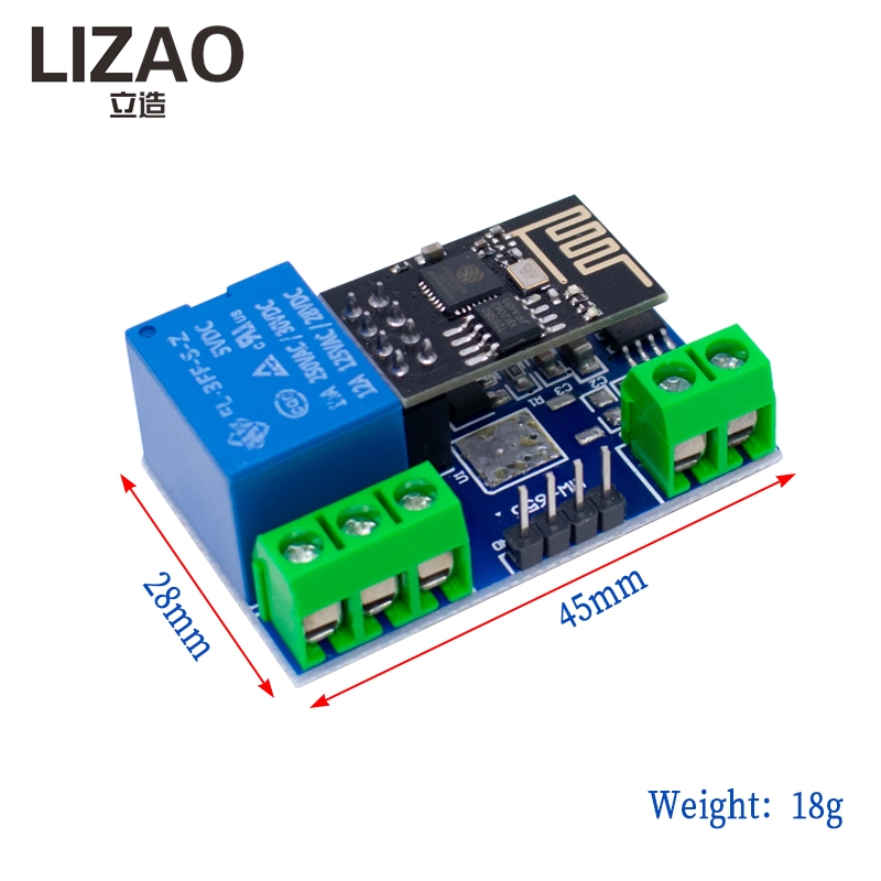 LIZAO ESP8266 5V WiFi IoT Rela - Diy Automation Projects reseña y precio