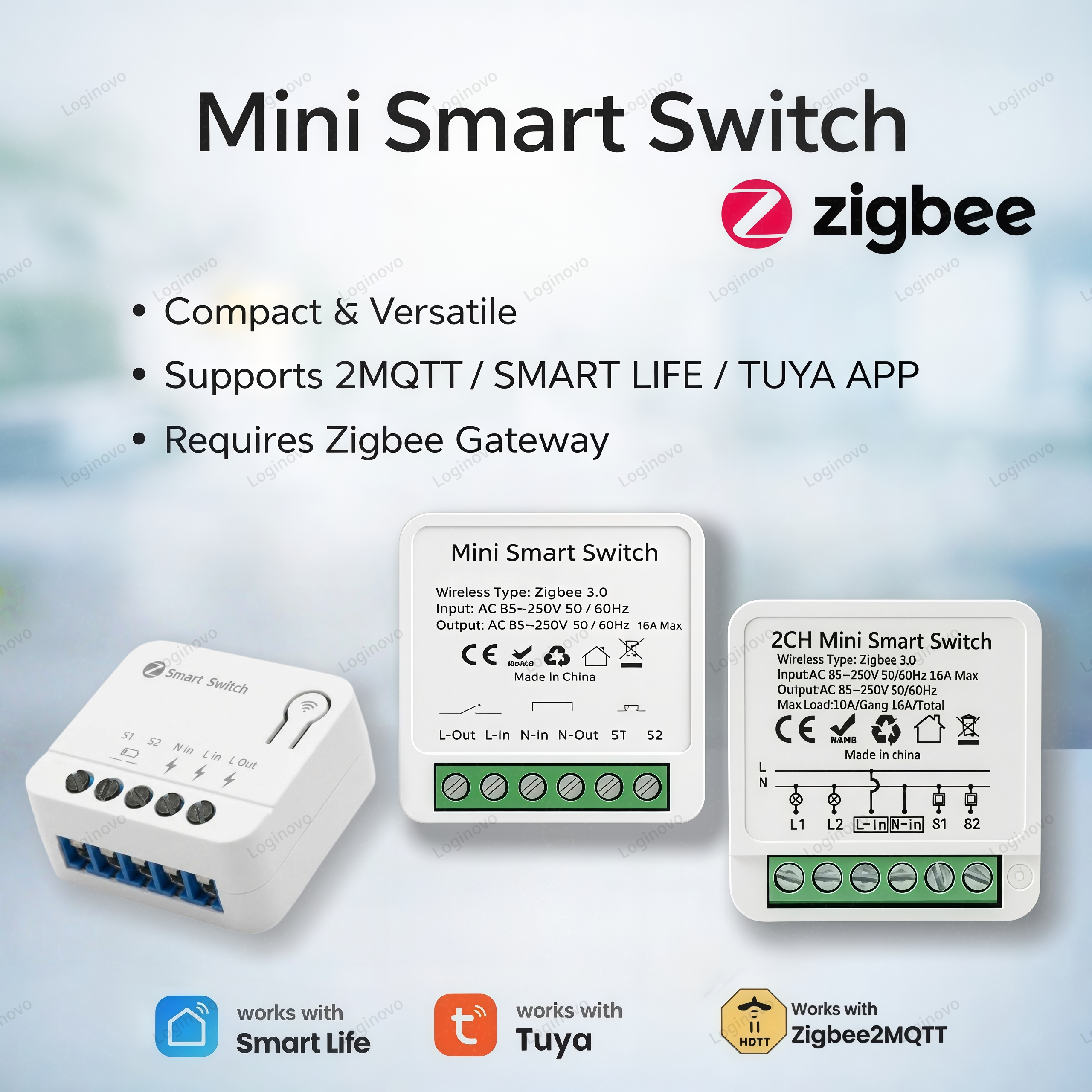 Tuya Zigbee 3.0 Smart Mini Swi - Home Automation Diy reseña y precio