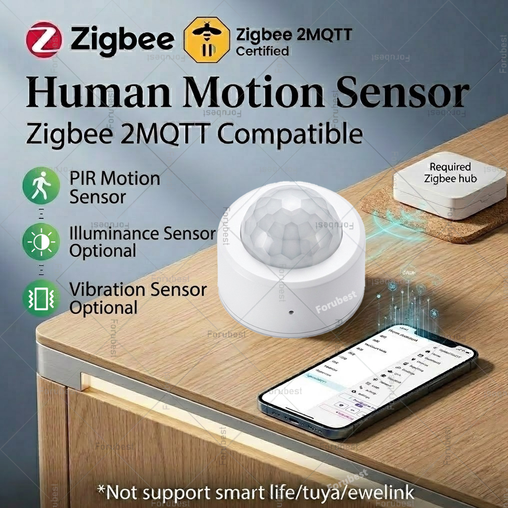 Zigbee 3.0 PIR Motion Sensor H - Home Automation Diy reseña y precio