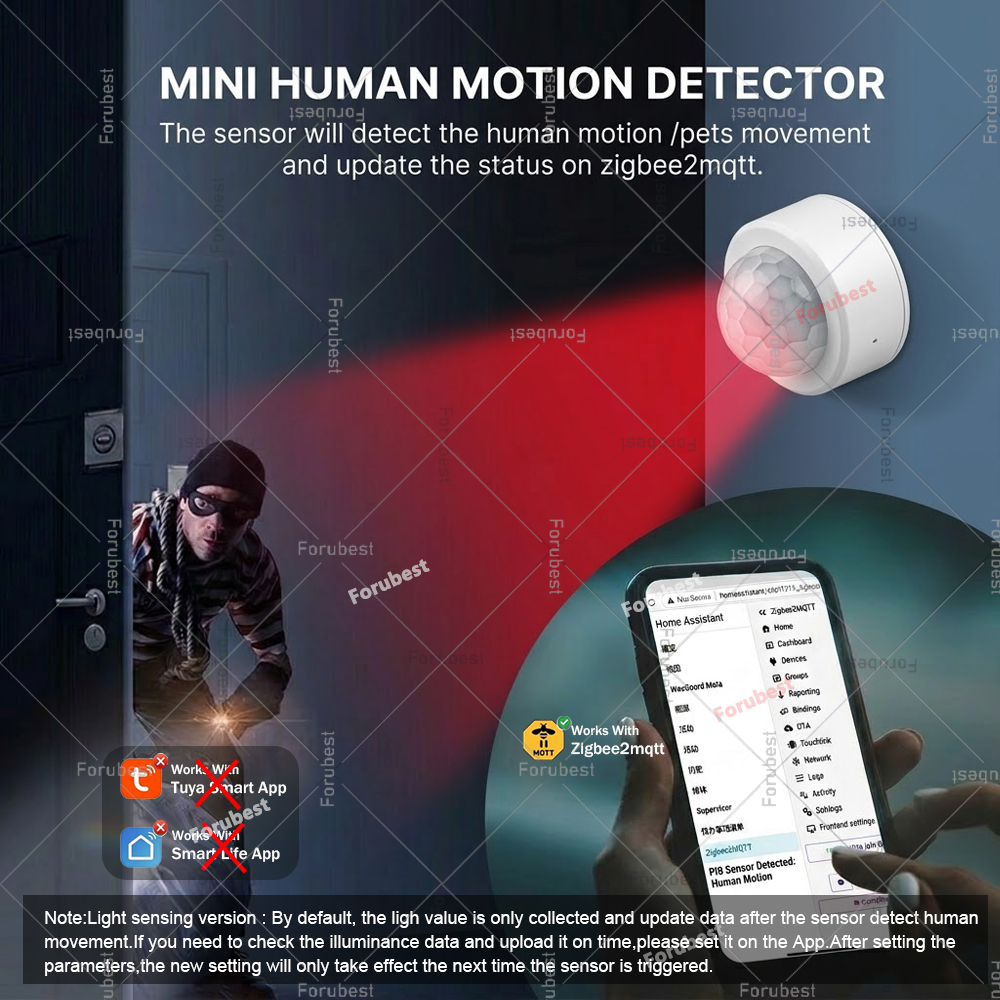 Zigbee 3.0 PIR Motion Sensor H - Home Automation Diy reseña y precio